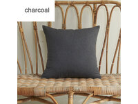 Outdoor Water Resistant Cushion Cover - Charcoal Grey