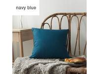 Outdoor Water Resistant Cushion Cover - Navy Blue