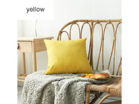 Outdoor Water Resistant Cushion Cover - Yellow