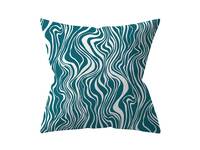 Modern 45x45cm Teal Square Cushion Cover Collection - 7