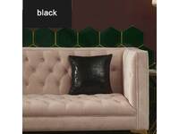 Sequins Cushion Cover - Black