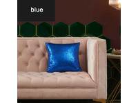 Sequins Cushion Cover - Blue