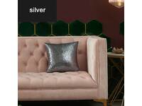 Sequins Cushion Cover - Grey