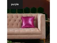 Sequins Cushion Cover - Hot Pink