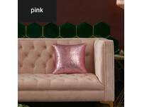 Sequins Cushion Cover - Pink