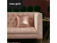 Sequins Cushion Cover - Rose Gold