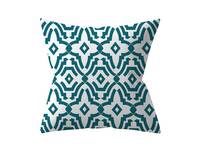 Modern 45x45cm Teal Square Cushion Cover Collection - 6