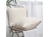 Velvet Square Cushion Cover 45x45cm - Beige