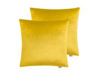 Velvet Square Cushion Cover 45x45cm - Yellow