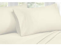 Queen Size Ardor 1000TC Cotton Rich Sheet Set (Ivory Color)