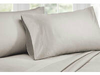 Queen Size Ardor 1000TC Cotton Rich Sheet Set (Silver Color)