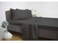 Queen Size Ardor 1900TC Cotton Rich Sheet Set [color: Charcoal]