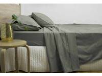 Queen Size Charcoal Grey 3000TC Cotton Rich Sheet Set