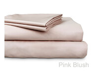 Mega King Size Pink Blush Algodon 300TC Cotton Sheet Set