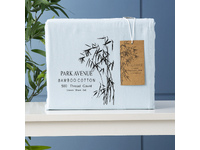Mega Queen Size 500TC Bamboo Cotton Sheet set (Mid Blue)