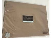 King Size Mocha Color Cotton 3PCS Fitted Sheet Set (Last One)