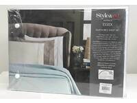Last Stock - 1000TC Egyptian Cotton White Essex Sheet set (Mega Queen Size)