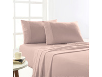 Park Avenue 175 GSM Egyptian Cotton Flannelette Sheet Set (Rose Pink)