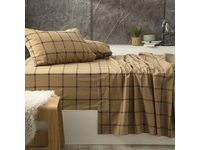 Park Avenue 175 GSM Egyptian Cotton Flannelette Sheet Set (Sander)