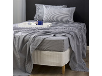 Park Avenue 175 GSM Egyptian Cotton Flannelette Sheet Set (Striped)