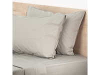 King Size Moon Mist Lorimer 300TC Stone Washed Cotton Sheet set