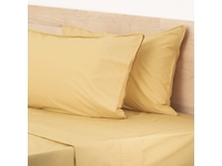 King Size Mustard Lorimer 300TC Stone Washed Cotton Sheet set