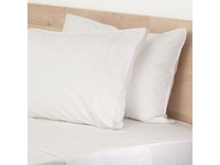 King Size White Lorimer 300TC Stone Washed Cotton Sheet set