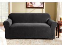 2 SEATER Pearson Stretch Sofa Cover (Ebony)