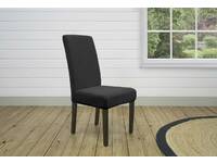 DINING CHAIR Pearson Stretch Dining Chair Cover (Ebony) (Single Pack)