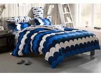 Single size Surf on Bed navy blue quilt cover set /2pcs doona cover set
