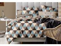 Ricoco Rio Chevron Quilt Cover Set Queen Or King Doona Cover Set