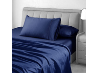 Luxton 1000TC Egyptian Cotton Sheet Set (Navy Blue)