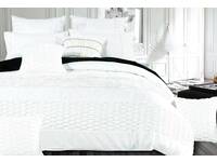 Last Stock - Queen Rimini White Quilt Cover Set