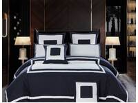 Entella Navy Blue Quilt Cover Set