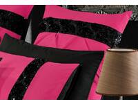 European Pillowcase (twin) for Ricoco Pavia Hot Pink bedding set