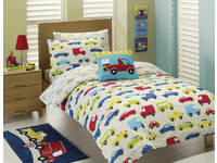 Last Stock - Single Size Traffic Jam Quilt Cover Set