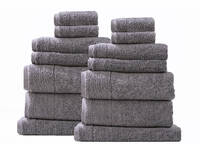 Renee Taylor Aireys Towel Nickel Colour 14pcs Towel Pack