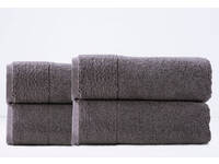 Renee Taylor Aireys Towel Nickel Colour 2pcs Bath Sheet Pack 80x160cm