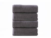 Renee Taylor Aireys Towel Nickel Colour 4pcs Bath Towel Pack 70x140cm