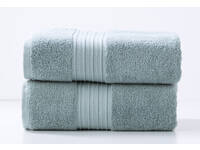 Renee Taylor Brentwood Towel Gray Mist Colour 2pcs Bath Sheet Pack 80x160cm