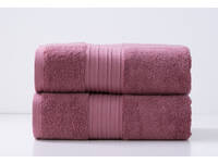 Renee Taylor Brentwood Towel Rosebud Colour 2pcs Bath Sheet Pack 80x160cm