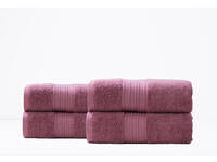 Renee Taylor Brentwood Towel Rosebud Colour 4pcs Bath Sheet Pack 80x160cm