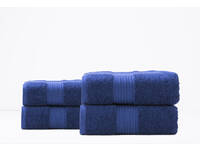 Renee Taylor Brentwood Towel Royal Colour 4pcs Bath Sheet Pack 80x160cm