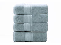Renee Taylor Brentwood Towel Gray Mist Colour 4pcs Bath Towel Pack 70x140cm