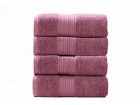 Renee Taylor Brentwood Towel Rosebud Colour 4pcs Bath Towel Pack 70x140cm