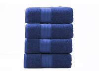 Renee Taylor Brentwood 650gsm 100% Cotton 7 Piece Bath Towel Set Royal Blue 