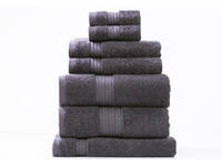 Renee Taylor Brentwood Towel Carbon Colour 7pcs Towel Pack