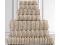 Renee Taylor Maison Bath Towel - Egyptian Cotton 600GSM Beige color 7pcs Value Pack