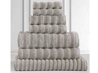 Last One - Renee Taylor Maison Bath Towel - Egyptian Cotton 600GSM Dove color 7pcs Value Pack