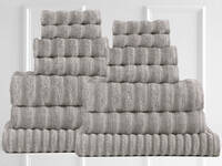 Renee Taylor Maison Bath Towel - Egyptian Cotton 600GSM 14pcs Value Pack (Dove)
